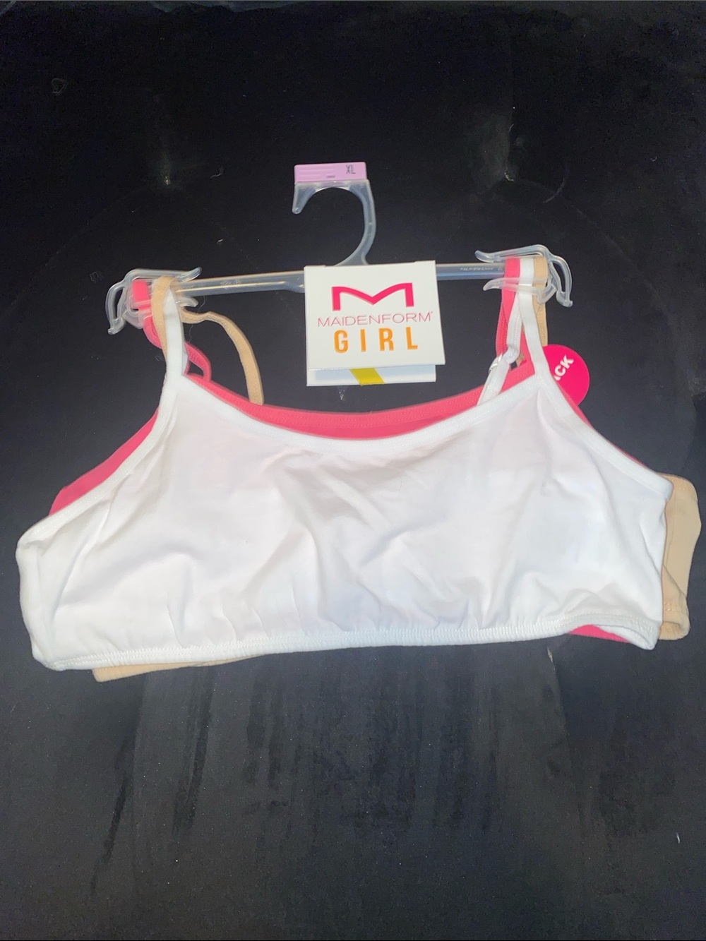 Maidenform Girl 3-Pack Bralettes
